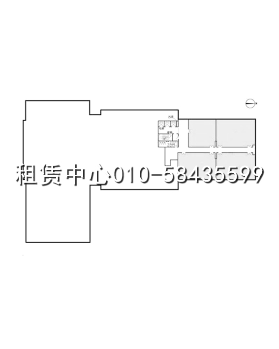 澳门中心标准层平面图